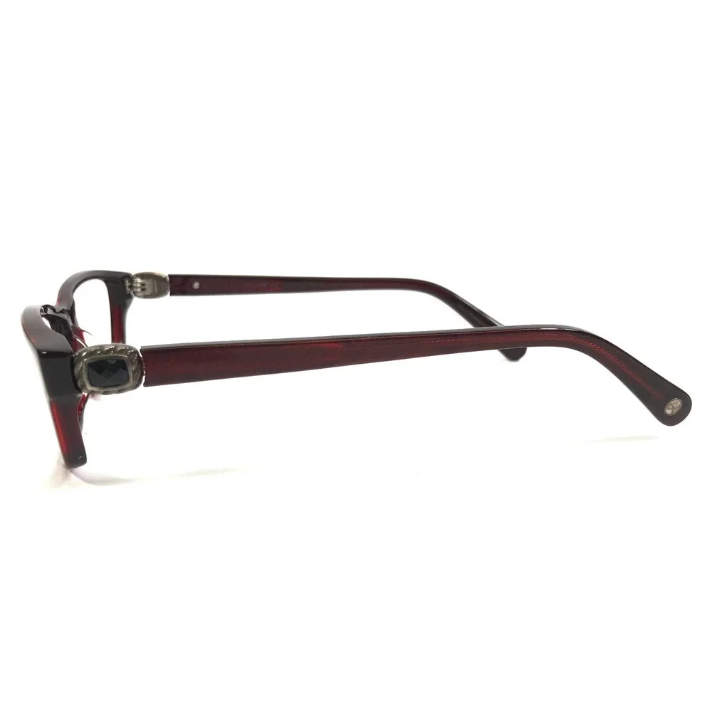 David Yurman Eyeglasses Frames DY004 06 Shiny Red 925 SS 54-12-135
